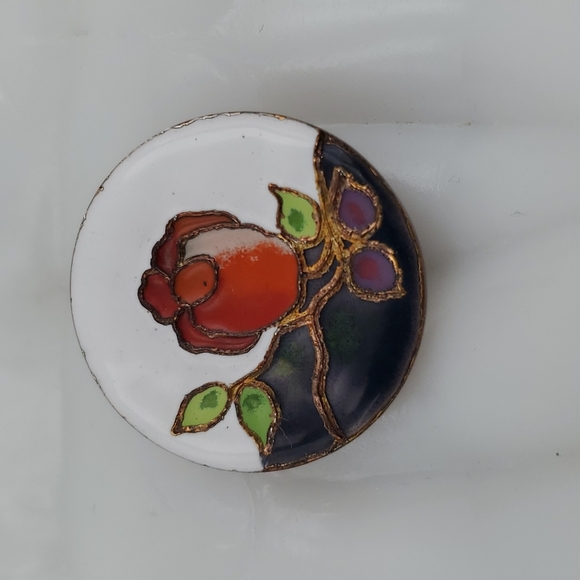 Hallmark Jewelry - 1980 Hallmark Cards Red Rose Brooch or Pendant